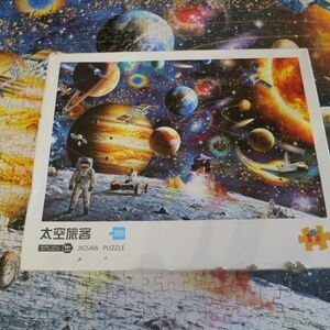 Space Traveler Jigsaw Puzzle 1000 Pieces w/poster